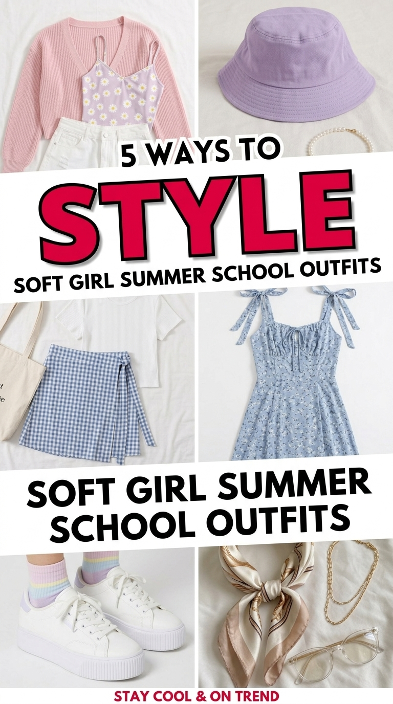 Effortless Soft Style: Breezy Summer School Looks That Actually Last