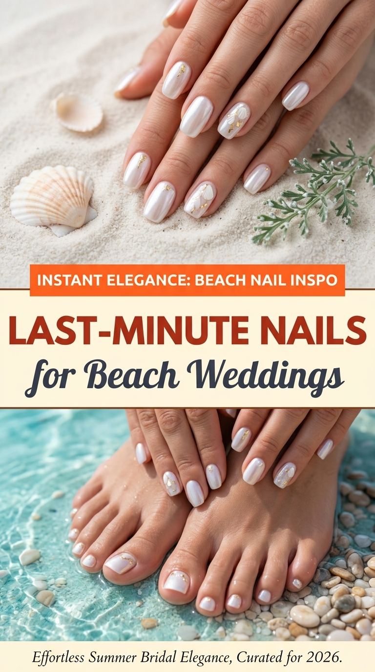 Coastal Elegance: The Ultimate Guide to Beach Wedding Nails for 2026