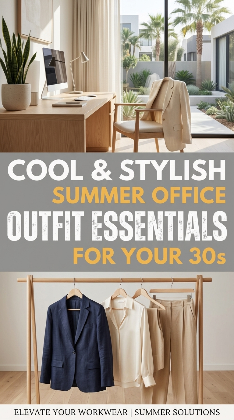 3 Breathable Summer Work Outfits That Keep You Cool & Confident (No Sweating Required!)